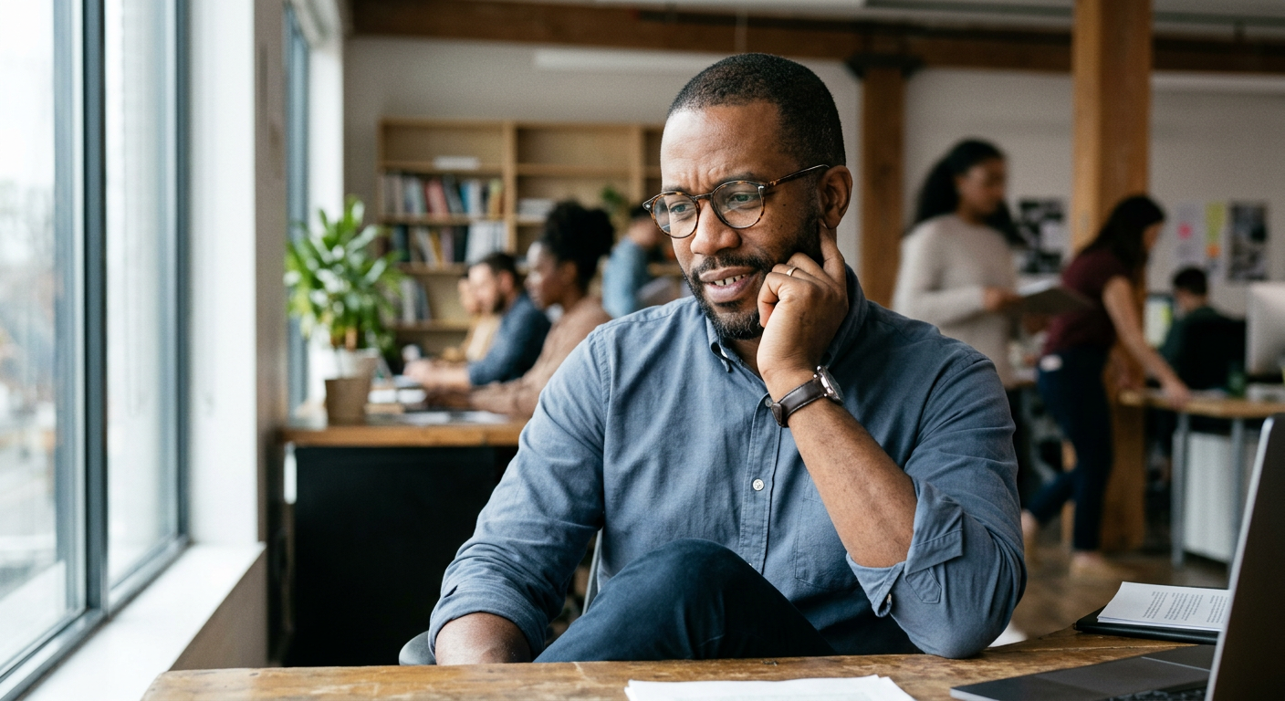 Portrait of Marcus Boateng, Principal AI Engineer at Sachaltech