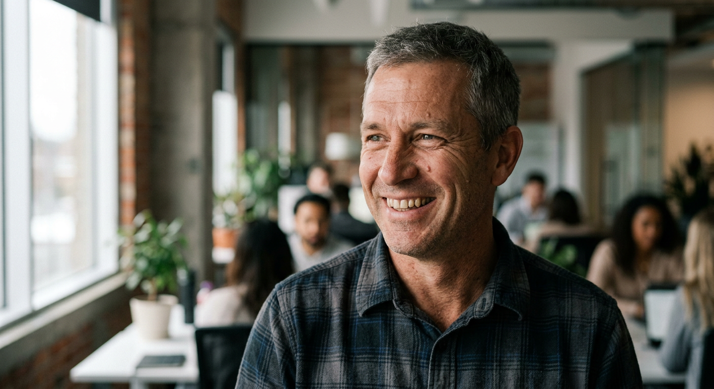 Portrait of David Mercer, Principal Architect at Sachaltech