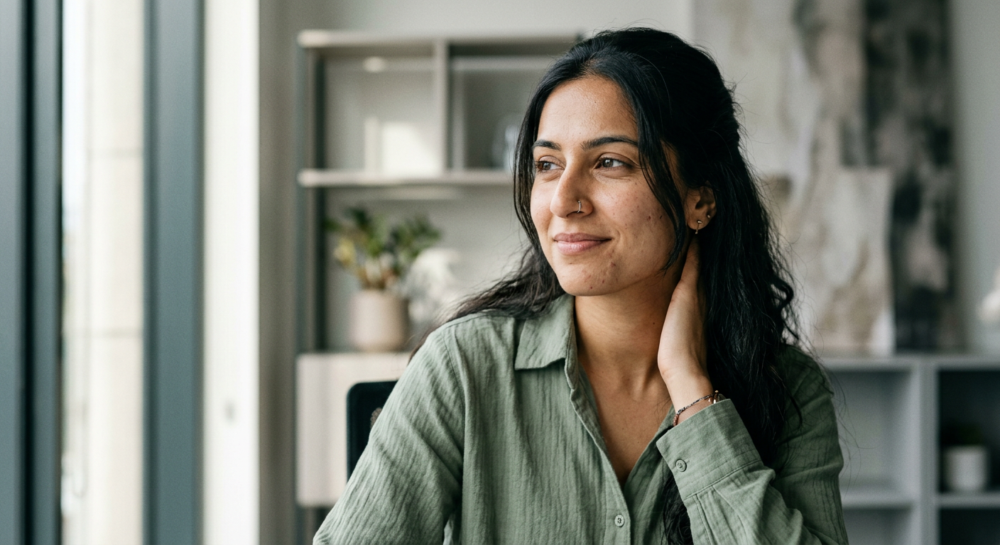 Portrait of Anika Banerjee, Senior Product Manager at Sachaltech