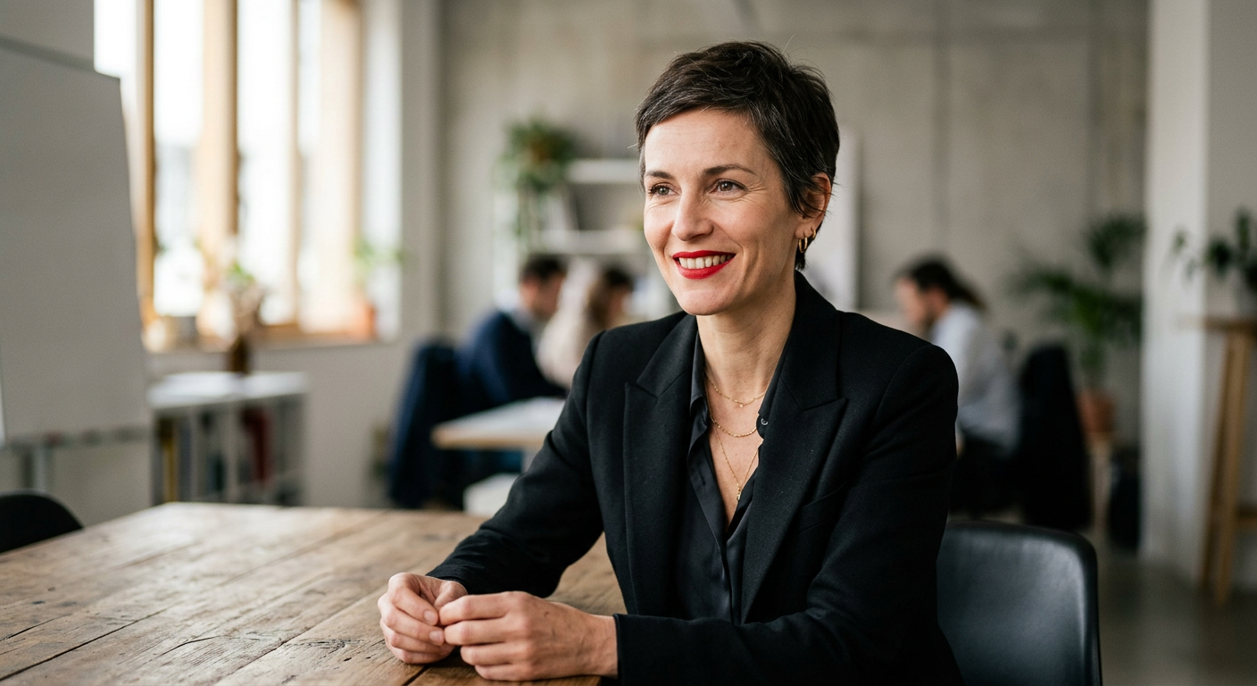 Portrait of Claire Beaumont, UX Research Lead at Sachaltech